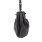 PRADA Logos Shoulder Handbag Black Leather #EG533