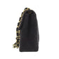 CHANEL Big Matelasse Shoulder Bag Black Cotton #CF840