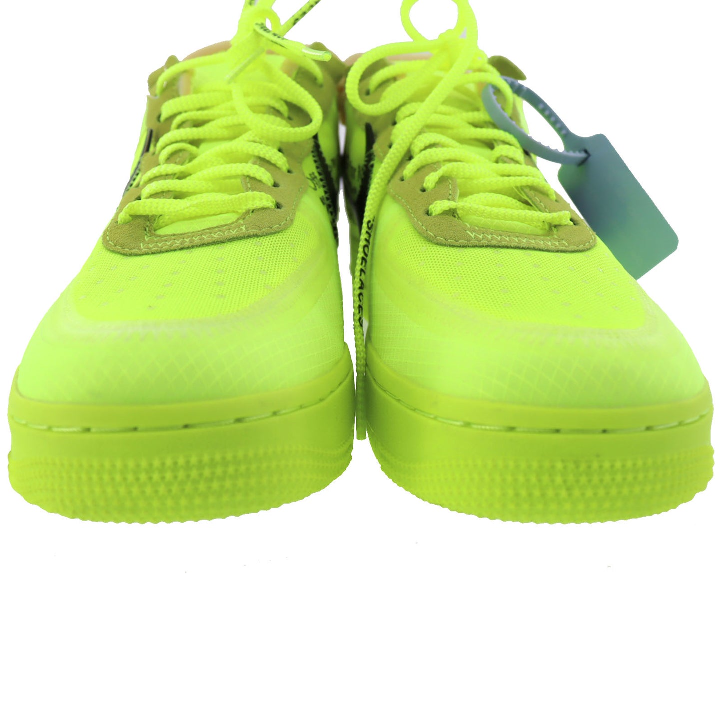 Nike Air Force 1 Low Lace Up Shoes Sneakers Volt Size 10 Fluorescent Green AE997