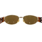 FENDI Used Sunglasses Brown Eye Wear Vintage Italy #DA838