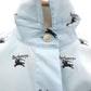 Burberry Logos Tops Shirt Light Blue Cotton Polyurethane #AG852