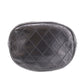 CHANEL Bicolore Shoulder Bag Black Lambskin #CK784