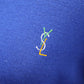 Yves Saint Laurent Long Sleeve Blue Knit Size M 100% Wool #AH144