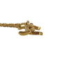 CHANEL CC Logos Gold Plated Chain Necklace 1982 #CU922