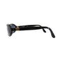 CHANEL CC Logos Sunglasses Plastic Black Eye Wear #CS692