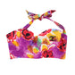 CHANEL Swimwear Flower Bikini Multicolor Nylon Spandex Size 38 #AG358