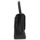 CHANEL HandBag Black Lambskin Leather #BS972