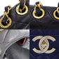 CHANEL Matelasse 34 Chain Shoulder Bag Black Leather #BE67