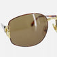 GUCCI Used Sunglasses Brown Gold Eye Wear 59□16 GG2266/N/S #EA474 S