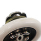 CHANEL CC Logo Circle Earrings White Black Clip-On 96 P #CB706