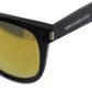 Yves Saint Laurent Sunglasses Mirror Black Yellow #AG167