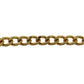 CHANEL Logo Chain Long Necklace Gold France 96P #BT361