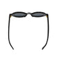 CHANEL Logos Sunglasses Black Round Eye Wear #CN540