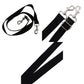 VALENTINO Logos Shoulder Bag Black Leather #BJ532