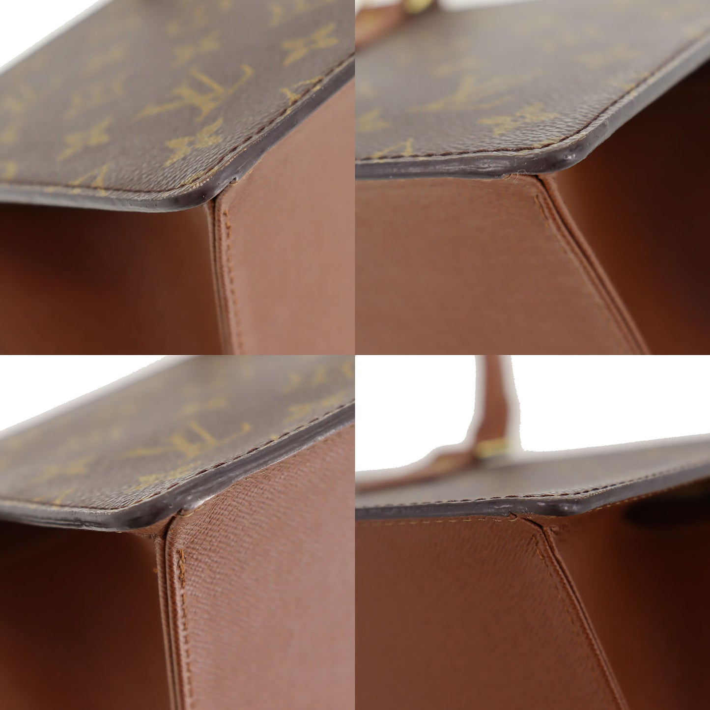 LOUIS VUITTON LV Sac Triangle Handbag Monogram Leather M51360 #CK673