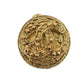 CHANEL CC Logos Circle Round Earrings 94A Clip-On Gold #CL331