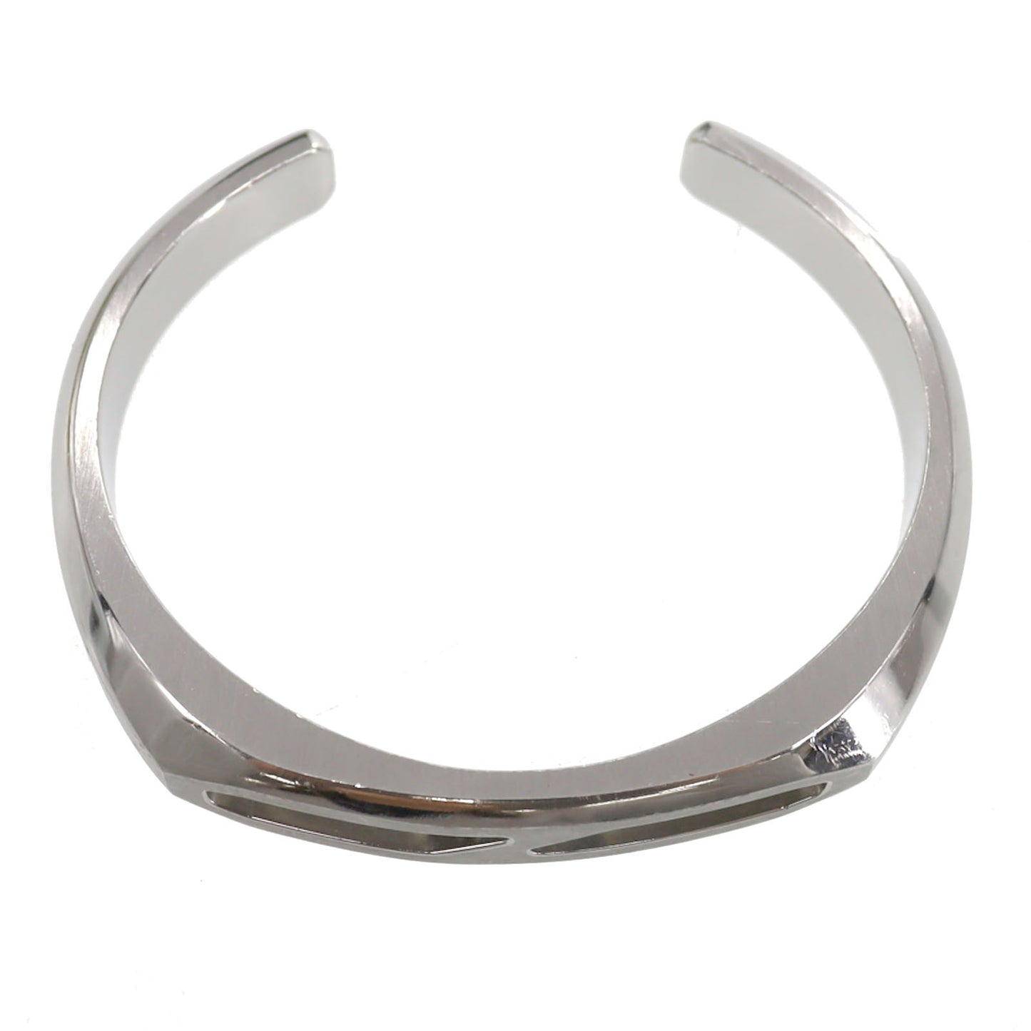Hermès Bangle Bracelet Silver GD 02 20 T5 #CF810