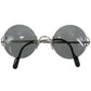 Cartier Rimless Sunglasses Silver Black Eye Wear 135 #AH553