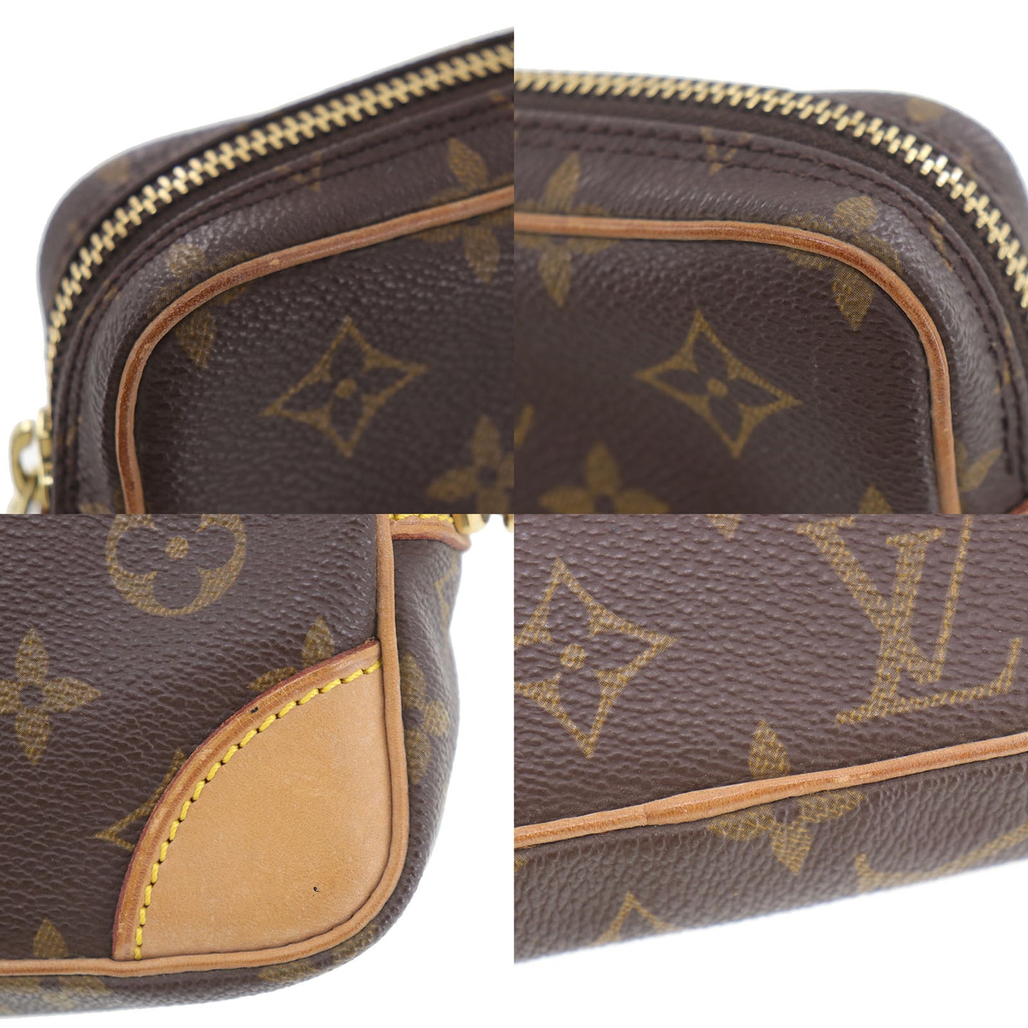 LOUIS VUITTON LV Marly Dragonne PM Clutch Bag Monogram M51827 #EH312