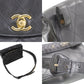CHANEL Bum Bag Matelasse Lambskin Leather Belt Bag Black #EC582