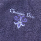 Christian Dior Long Sleeve Bathrobe White Cotton 100% M Size Japan #AG118