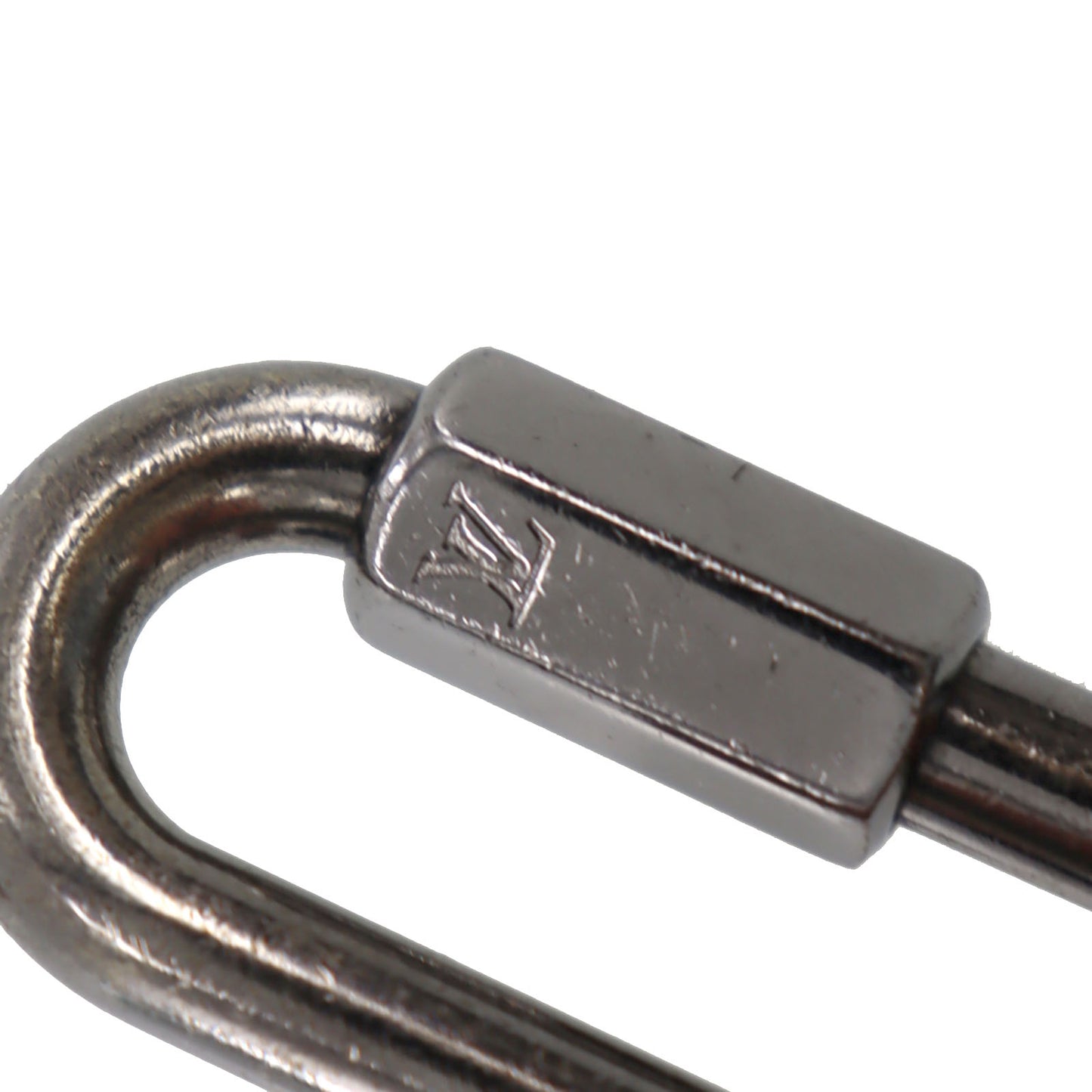 LOUIS VUITTON LV Key Ring Porte Cles-Round-Rainbow Monogram #AG598