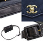 CHANEL Matelasse Belt Bag Bumbag Black Satin #CG983