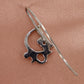 Dior Logos Piercing Hook Earrings Silver #CB310