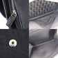 Christian Dior Trotter Crossbody Waist Belt Bag Black Canvas #BO92