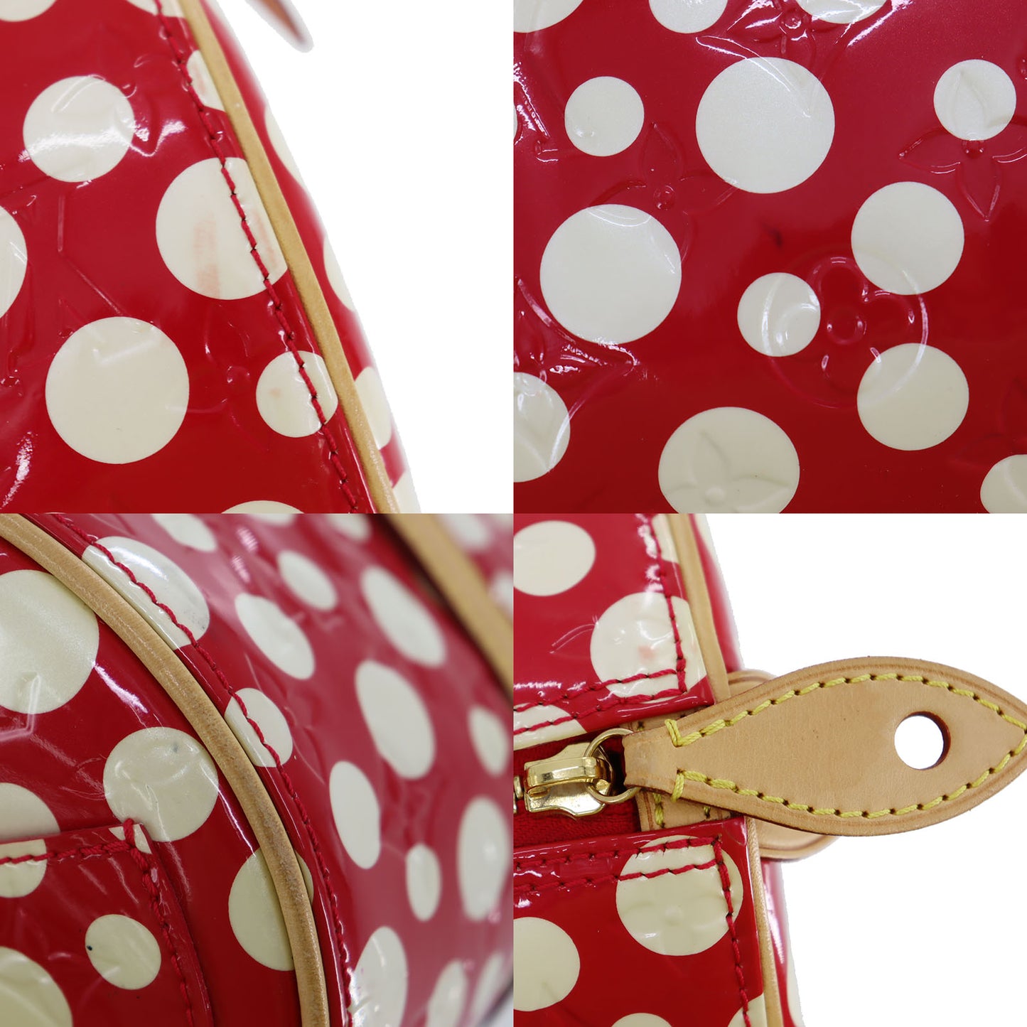 LOUIS VUITTON LV Dot Infinity Papillon 30 Yayoi Handbag M91425 #CJ376