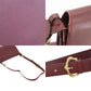 Cartier Must Line Crossbody Shoulder Bag Bordeaux Leather #AH78