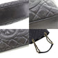 CHANEL Tote Handbag Black Caviar Skin Leather #CO81