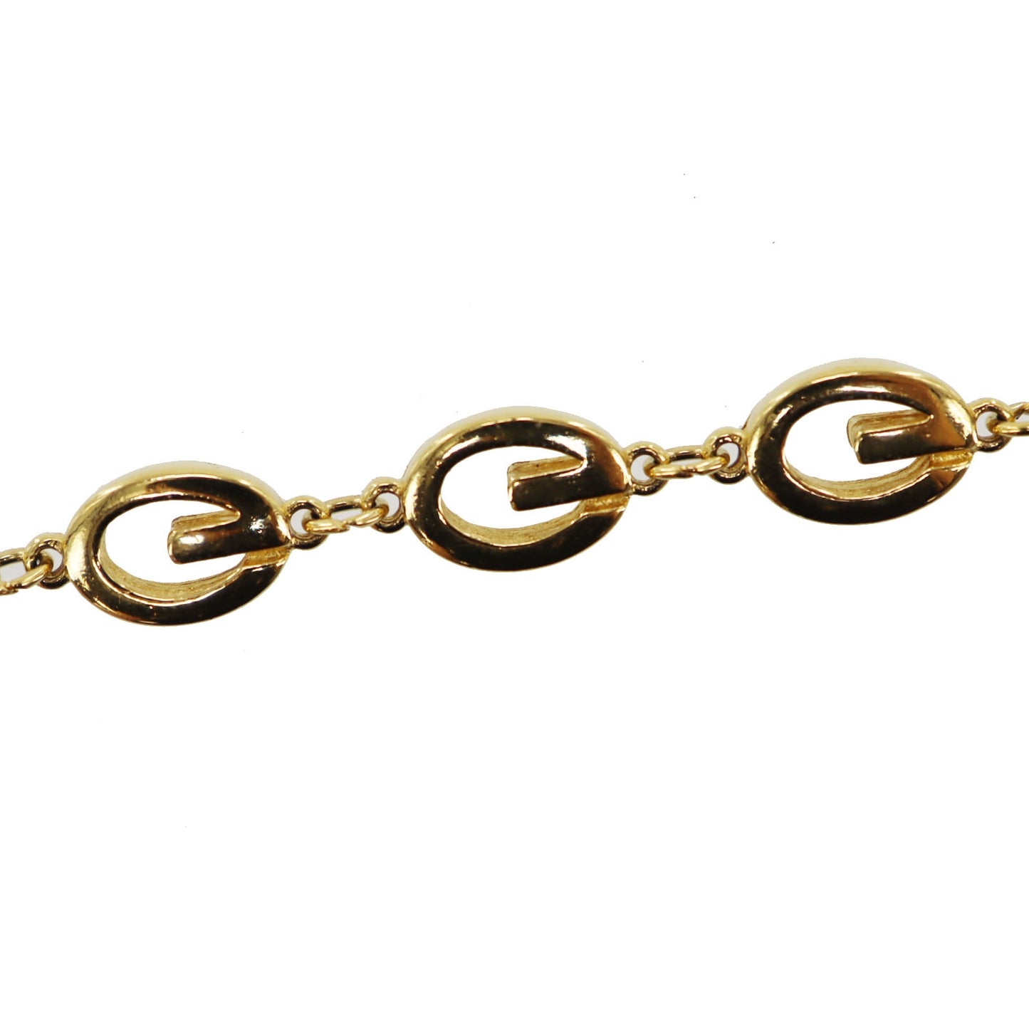 GIVENCHY G Logos Gold Bracelet 7.4in Gold-Plated Accessories #BO691
