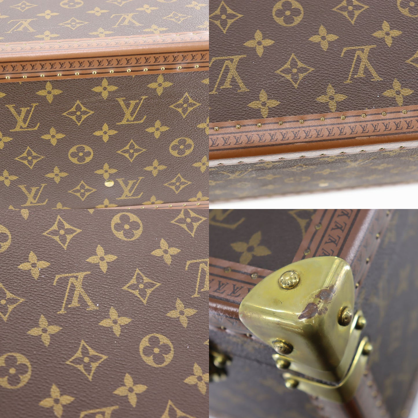 Louis Vuitton LV Visten 60 Used Travel Handbag Monogram M21326 Vintage #CH349