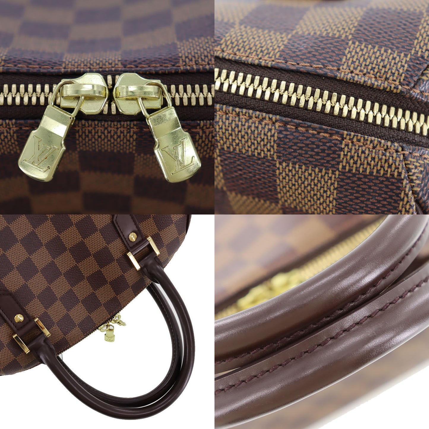 LOUIS VUITTON LV Ribera MM Handbag Damier Brown N41434 #AH687