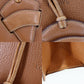 LOEWE Barcelona Handbag Brown Embossing Leather #AH247