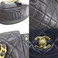 CHANEL Matelasse Chain Backpack Black Lambskin #CK540