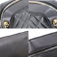 CHANEL Matelasse Crossbody Shoulder Bag Black Lambskin #EH289