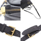 GUCCI Logos 2Way Shoulder Handbag Leather Black #BH637