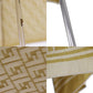 FENDI Zucca Used Folding Umbrella Beige Nylon Vintage #EA473