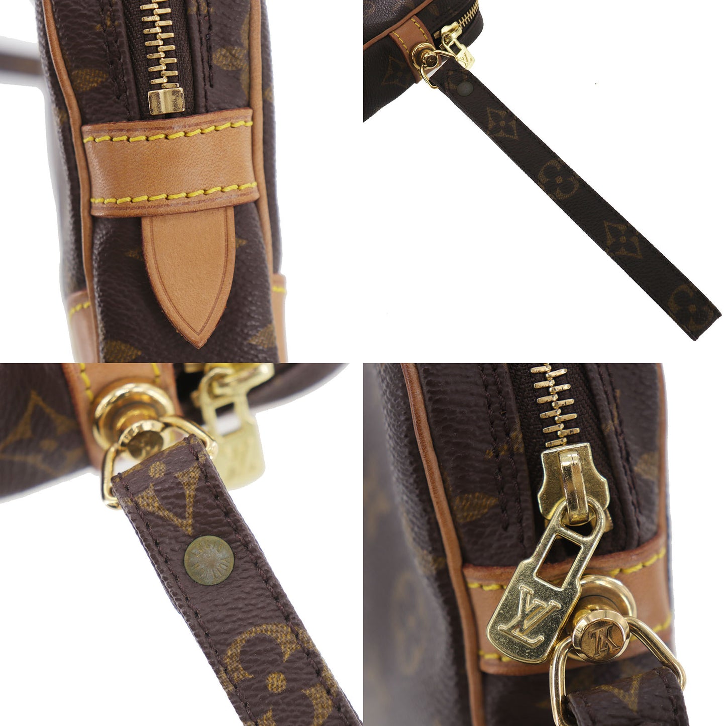 LOUIS VUITTON LV Marly Dragonne PM Clutch Bag Monogram M51827 #EH312