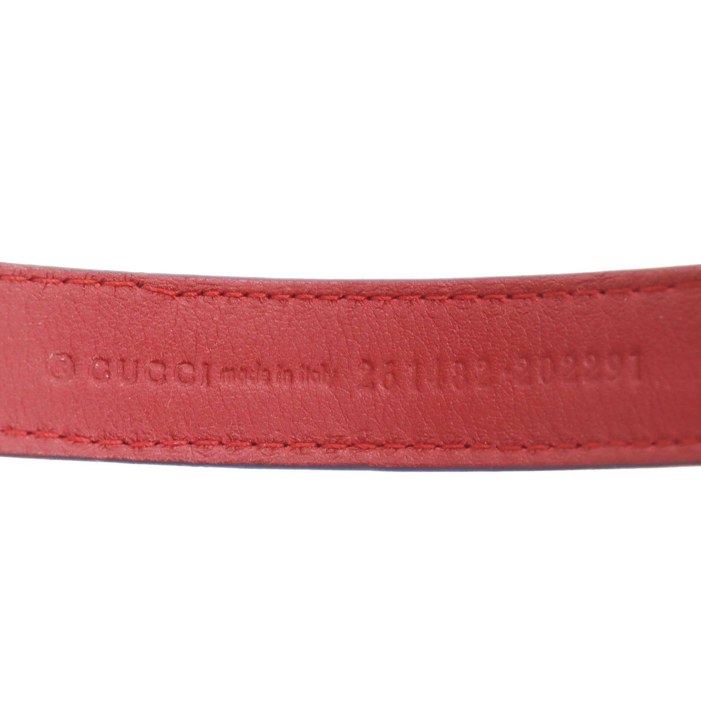 GUCCI Headband Hair Accessory Red Patent Leather #EA252