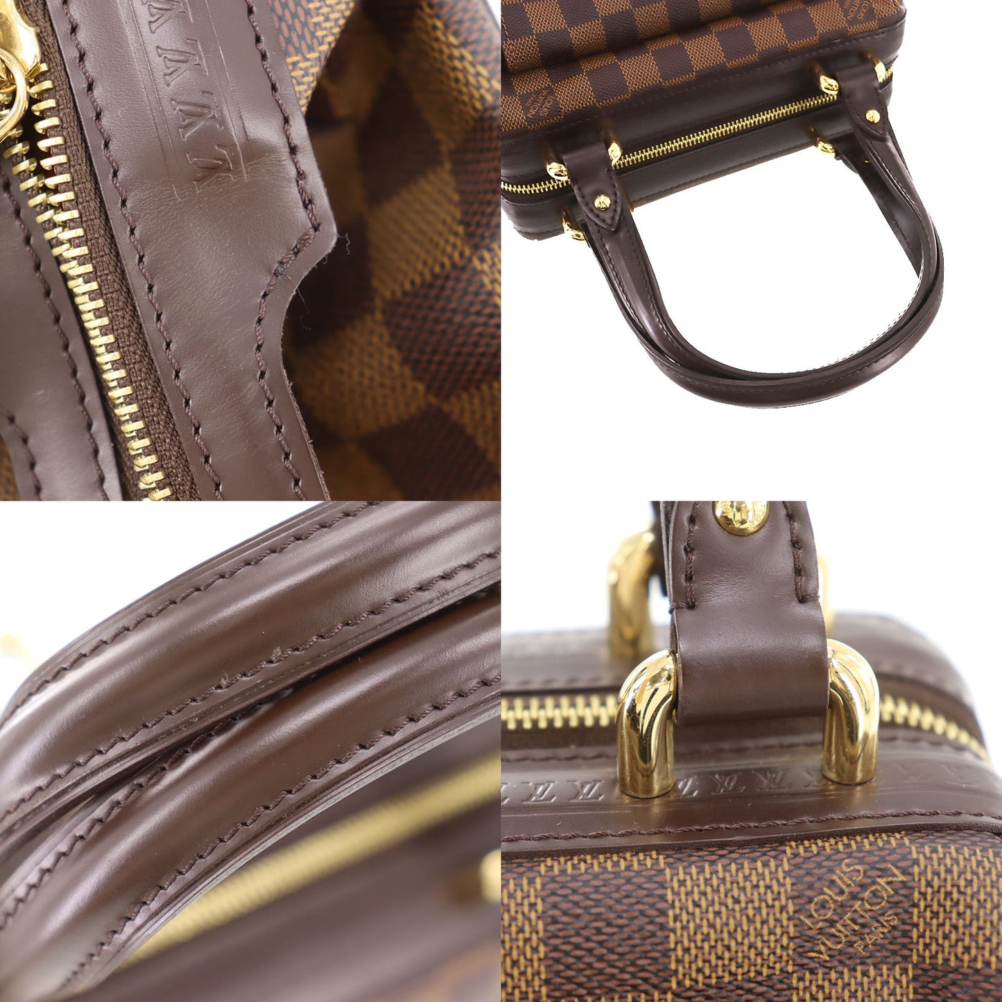 LOUIS VUITTON LV Knightsbridge Used Handbag Damier N51201 Vintage #BQ428