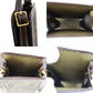 FENDI Zucca Shoulder Pouch Bag Brown Black Nylon Canvas #AH491