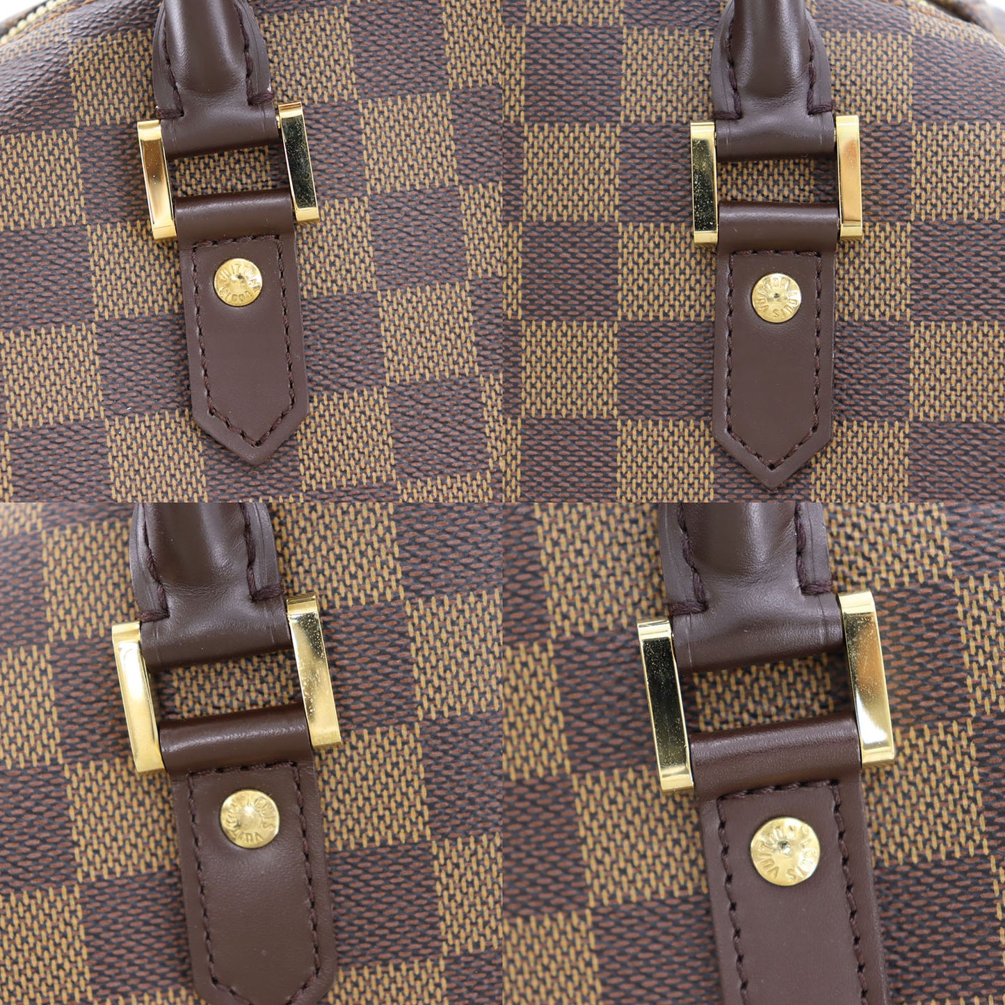 LOUIS VUITTON LV Ribera MM Handbag Damier Brown N41434 #AH687