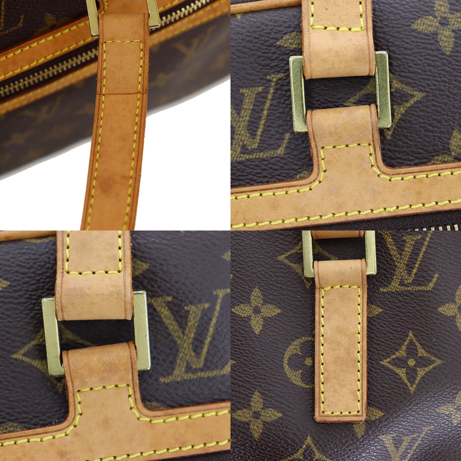 Louis Vuitton Cite Black Canvas Clutch Bag (Pre-Owned)