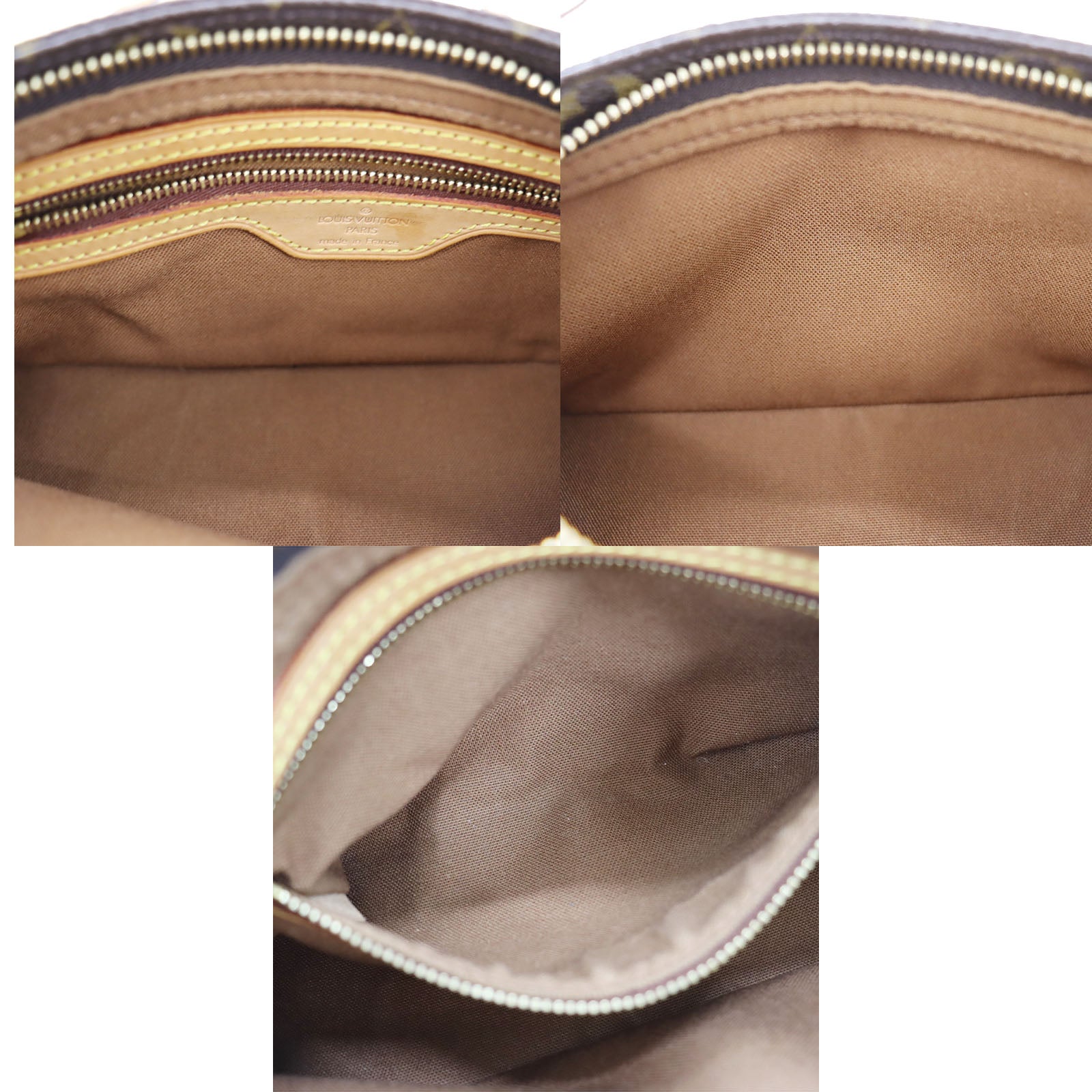 LOUIS VUITTON LV Pochette Trotter Used Shoulder Bag Monogram M51240 #BQ462 S