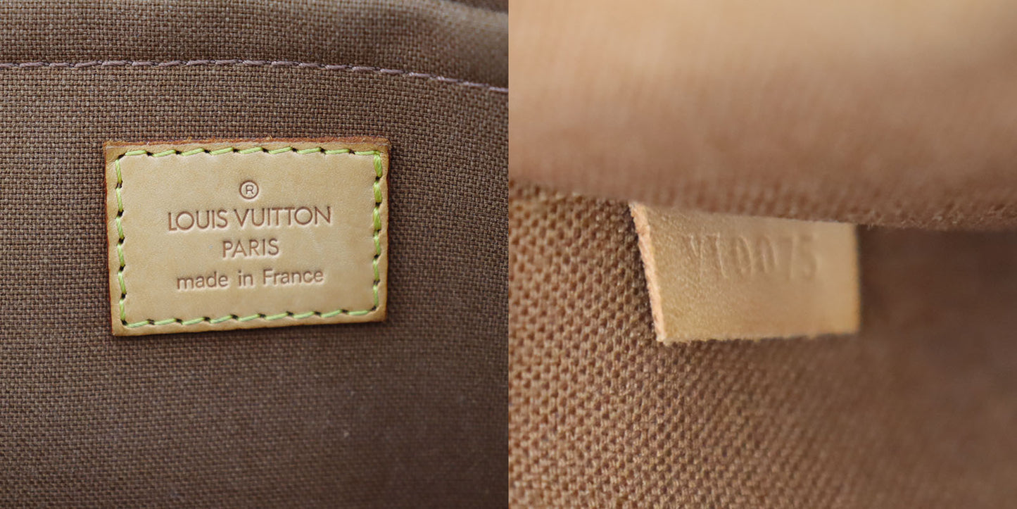 LOUIS VUITTON Popincourt Tote Handbag Monogram Leather M40009 #AG465