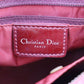 Christian Dior Trotter Boston Handbag Bordeaux PVC #AH468