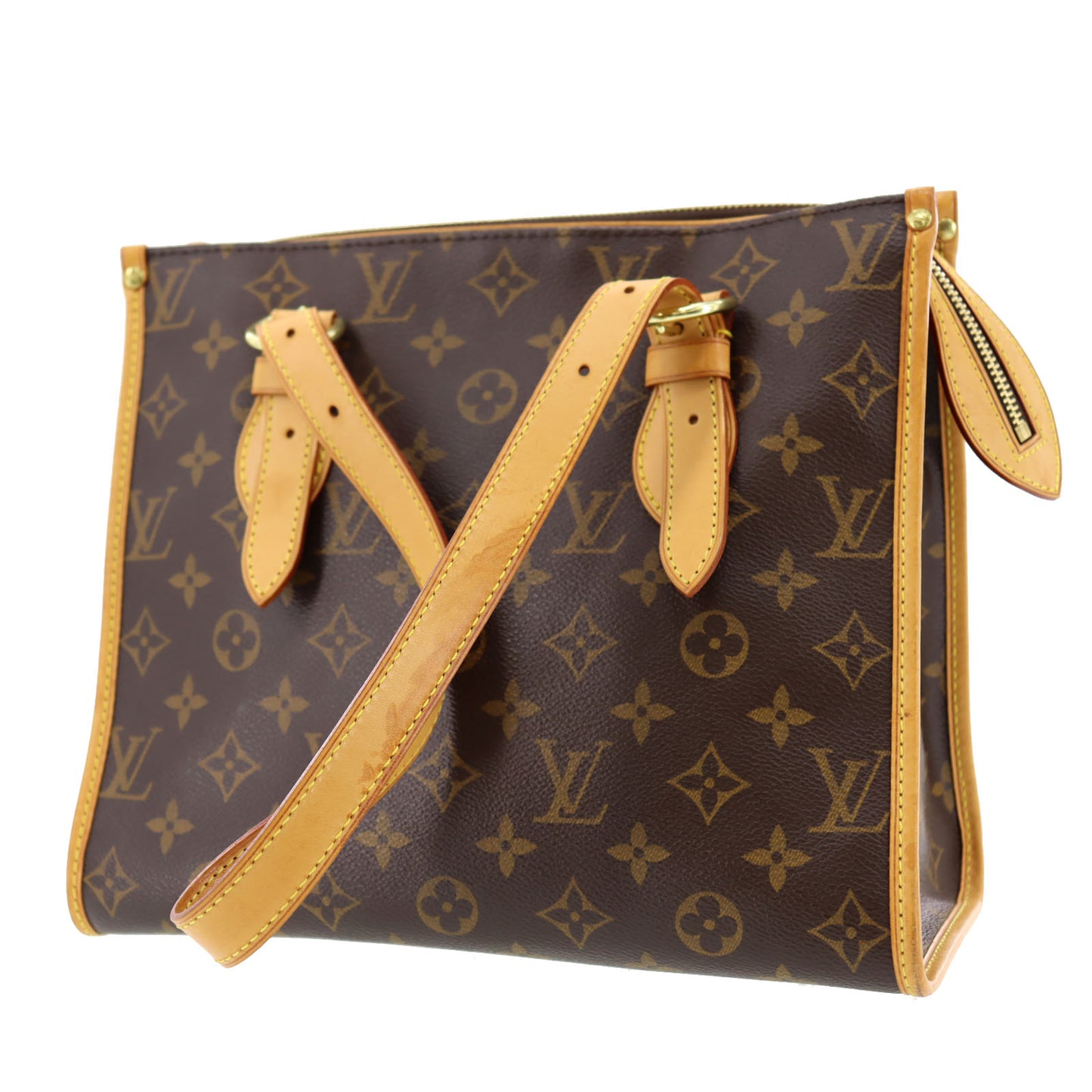 LOUIS VUITTON Popincourt Haut Used Tote Handbag Monogram Leather M4000 –  VINTAGE MODE JP